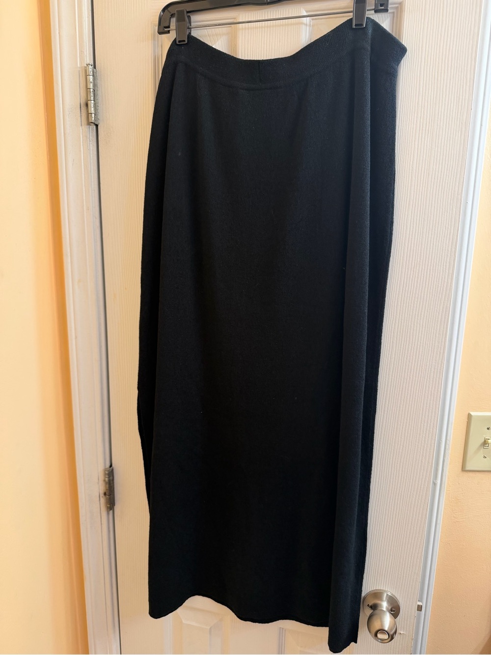 Venezia Black Maxi Skirt